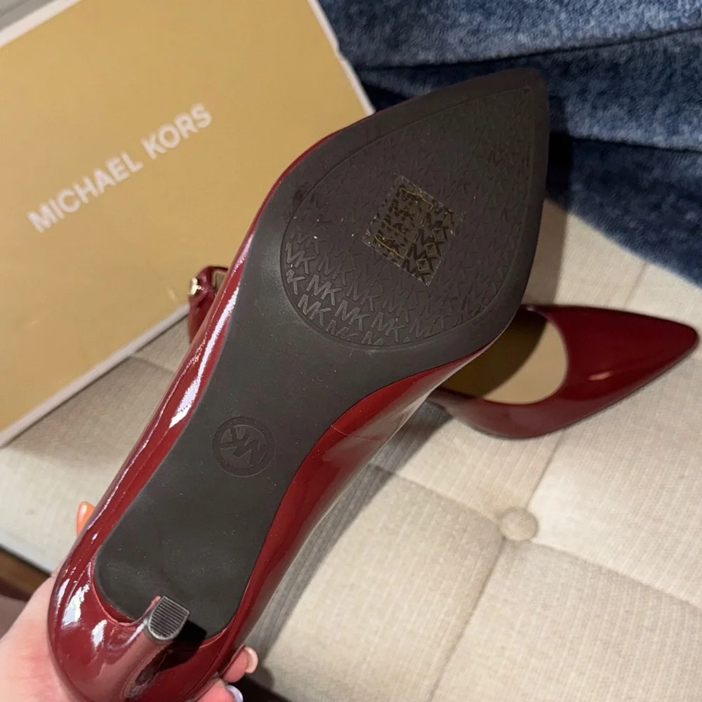 Michael Kors Burgundy Heels - Picture 7 of 11